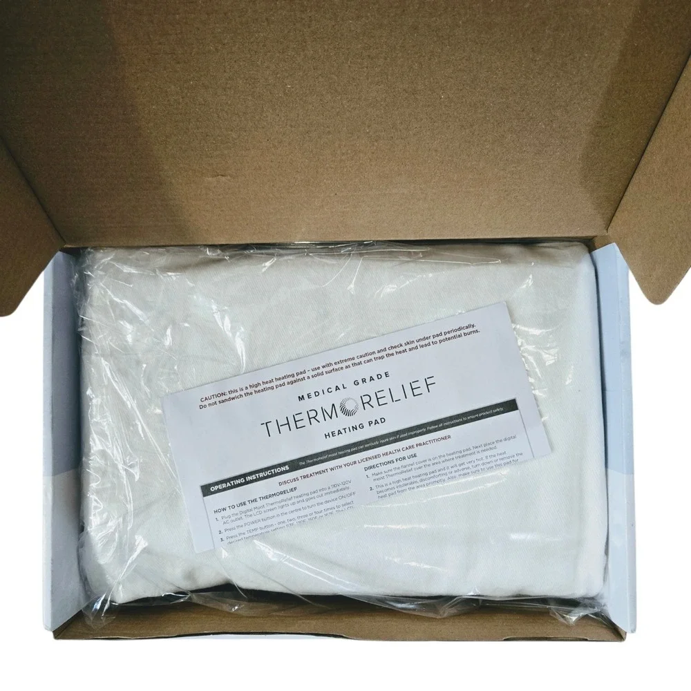 Thermorelief Extra Hot Moist Heating Pad with Auto Shut Off for Pain Relief King